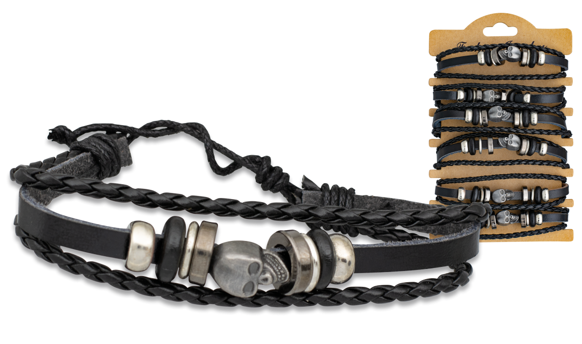 Pulseira com Caveira / Skull