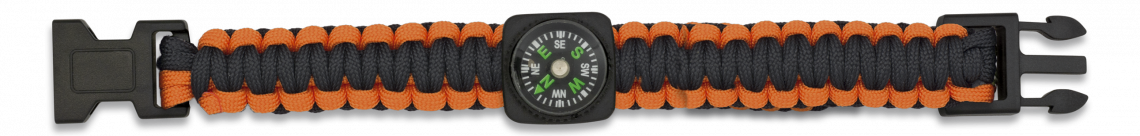 Camo Paracord Bracelet with Compass