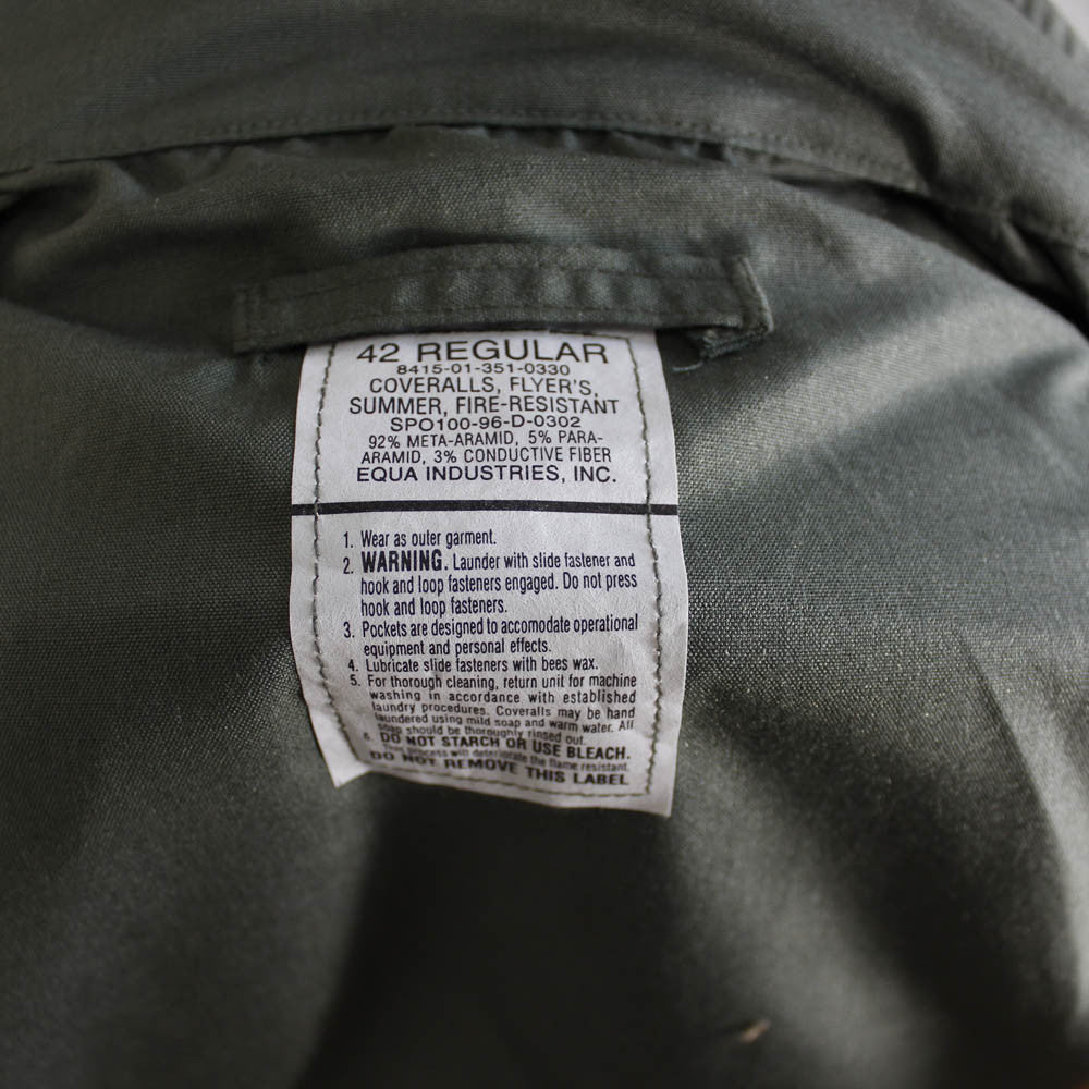 US Air Force pilot's coveralls