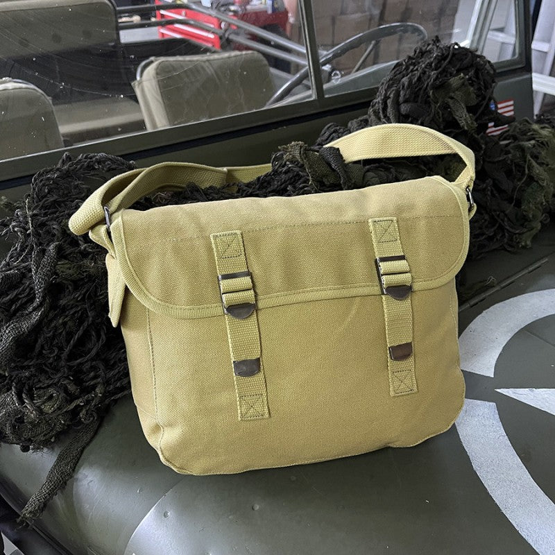 US style canvas shoulder bag