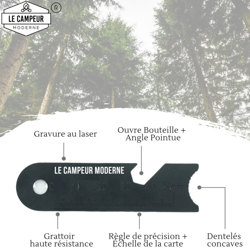 Pedernal de magnesio "Le campeur Moderne"