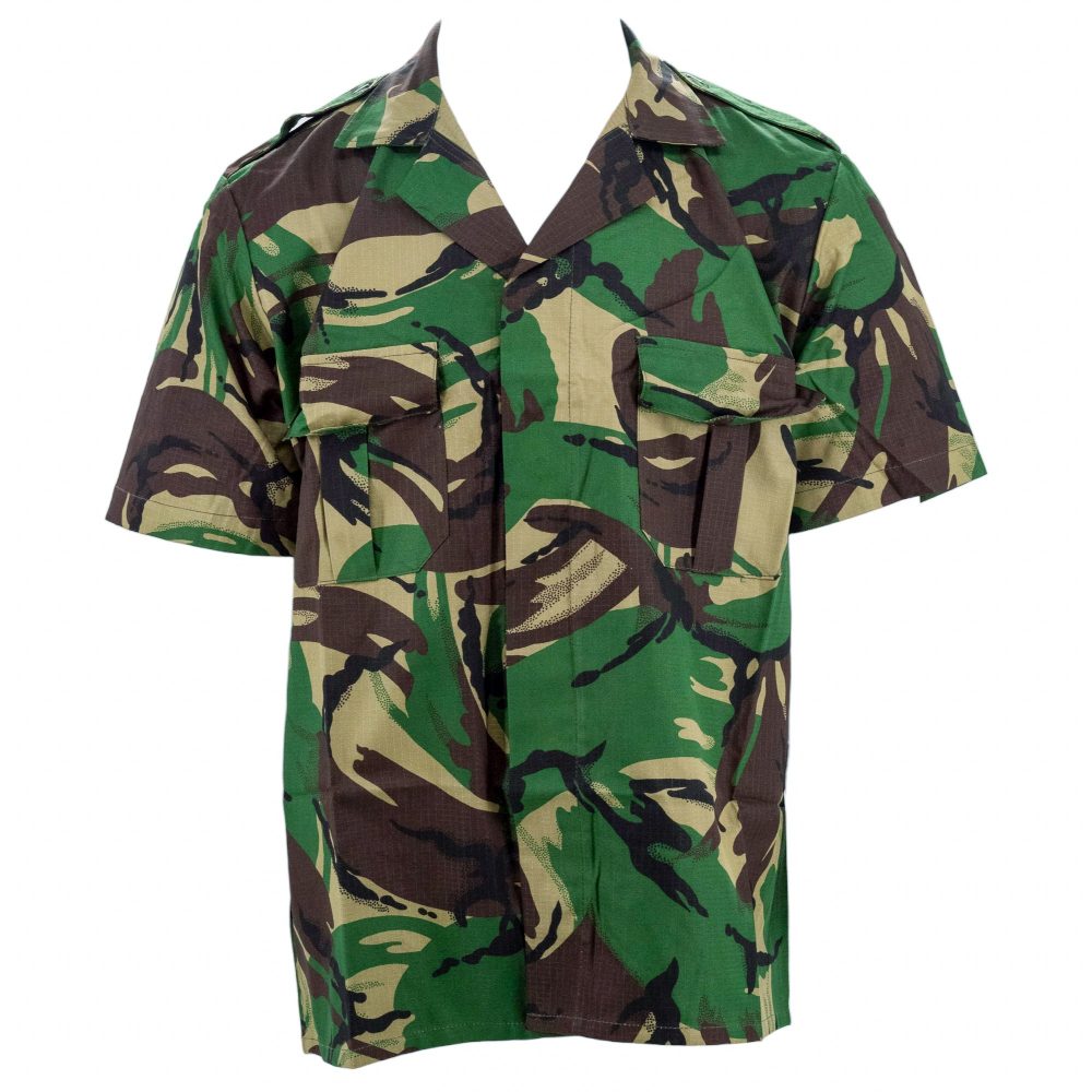 Camouflage short sleeve shirt