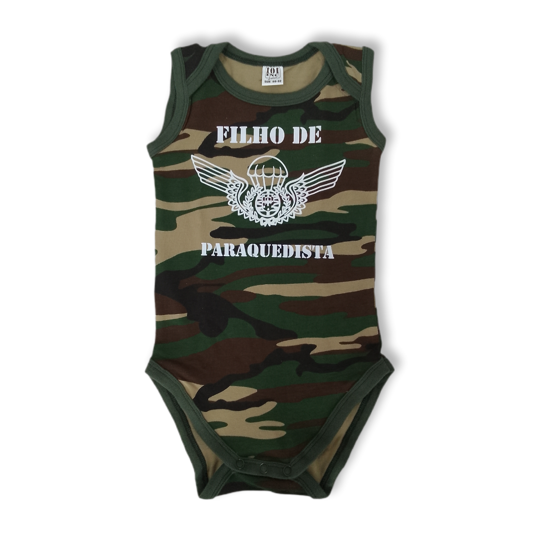 Babygrow camuflado - Paraquedistas