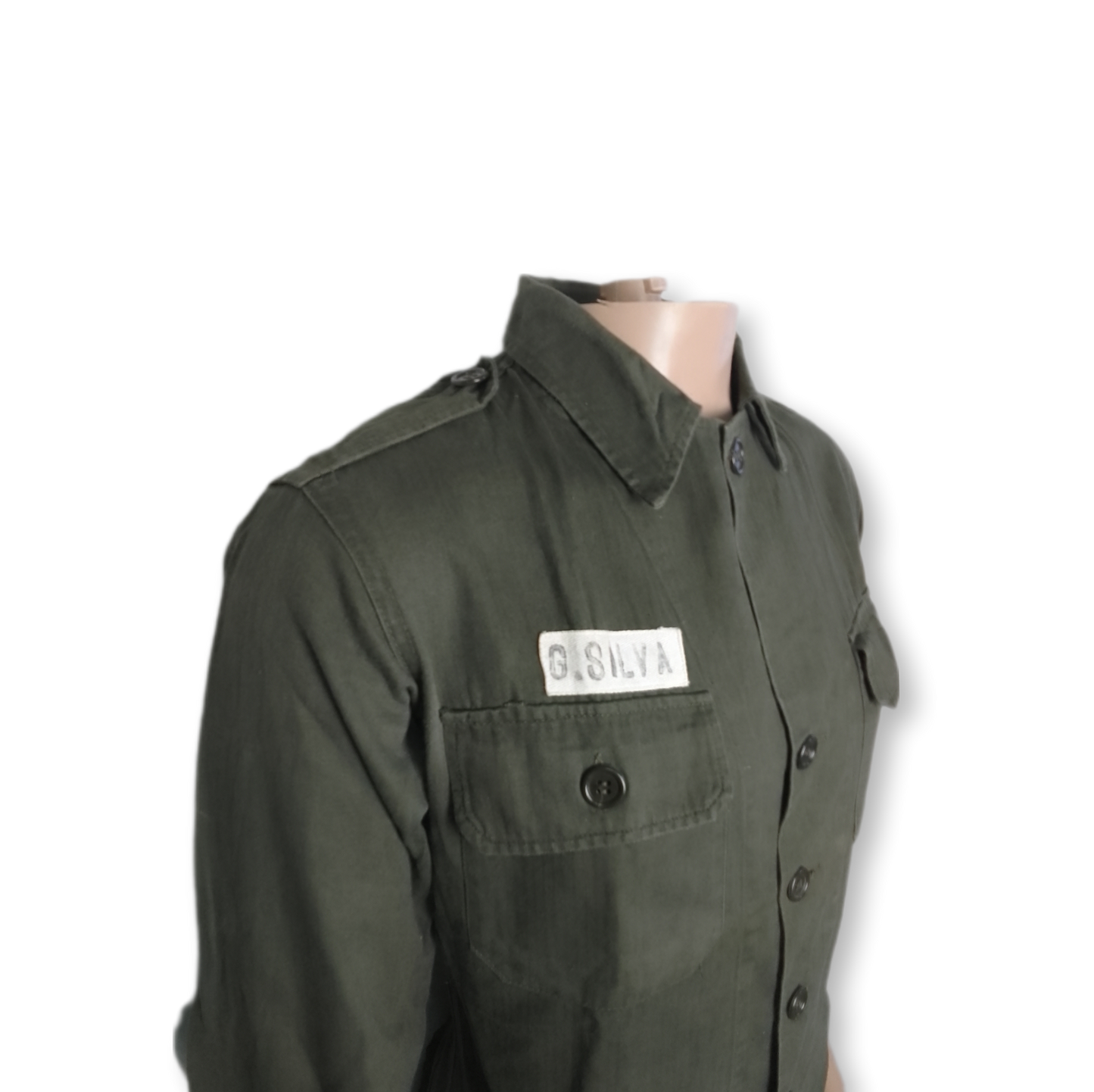Camisa vintage do Exercito Português, da farda nº3