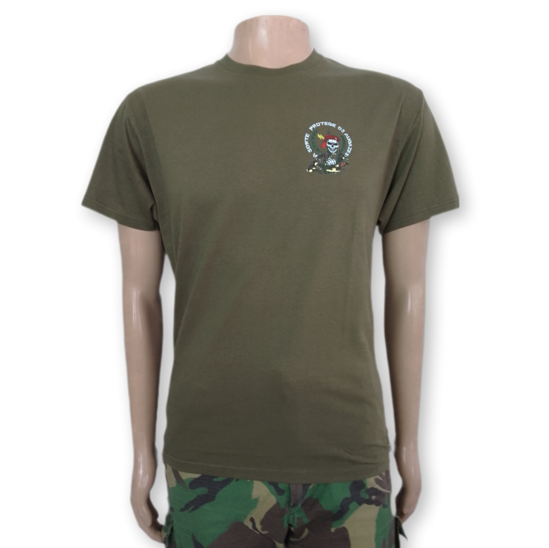 Commandos T-shirt - "Luck Protects the Bold"