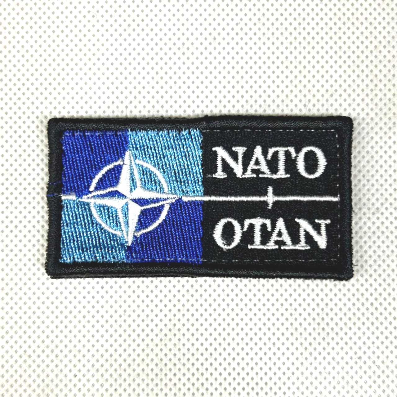 Patch Bandeira NATO / OTAN - Trincheira Militar