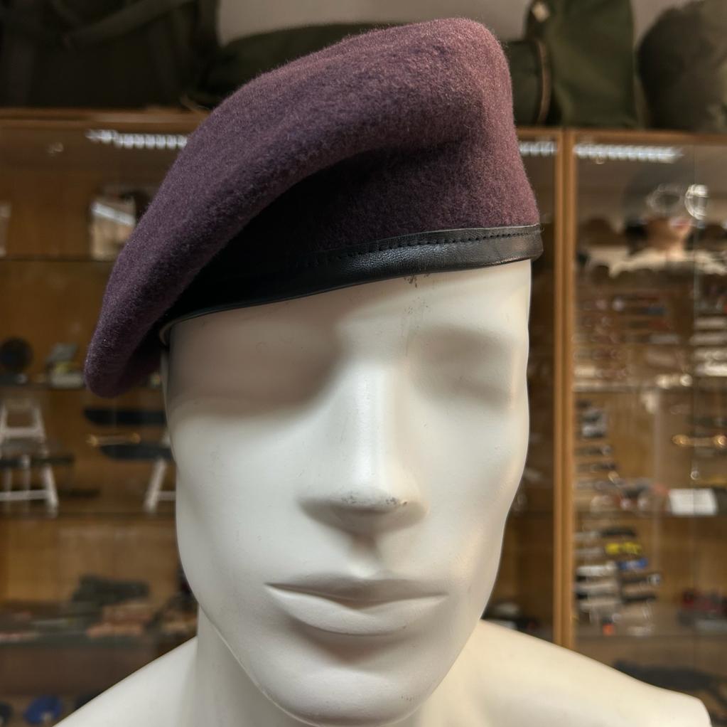 Army Beret - brown and black