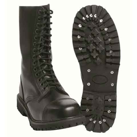 Botas Invader 14 Furos -estilo britanico - Trincheira Militar