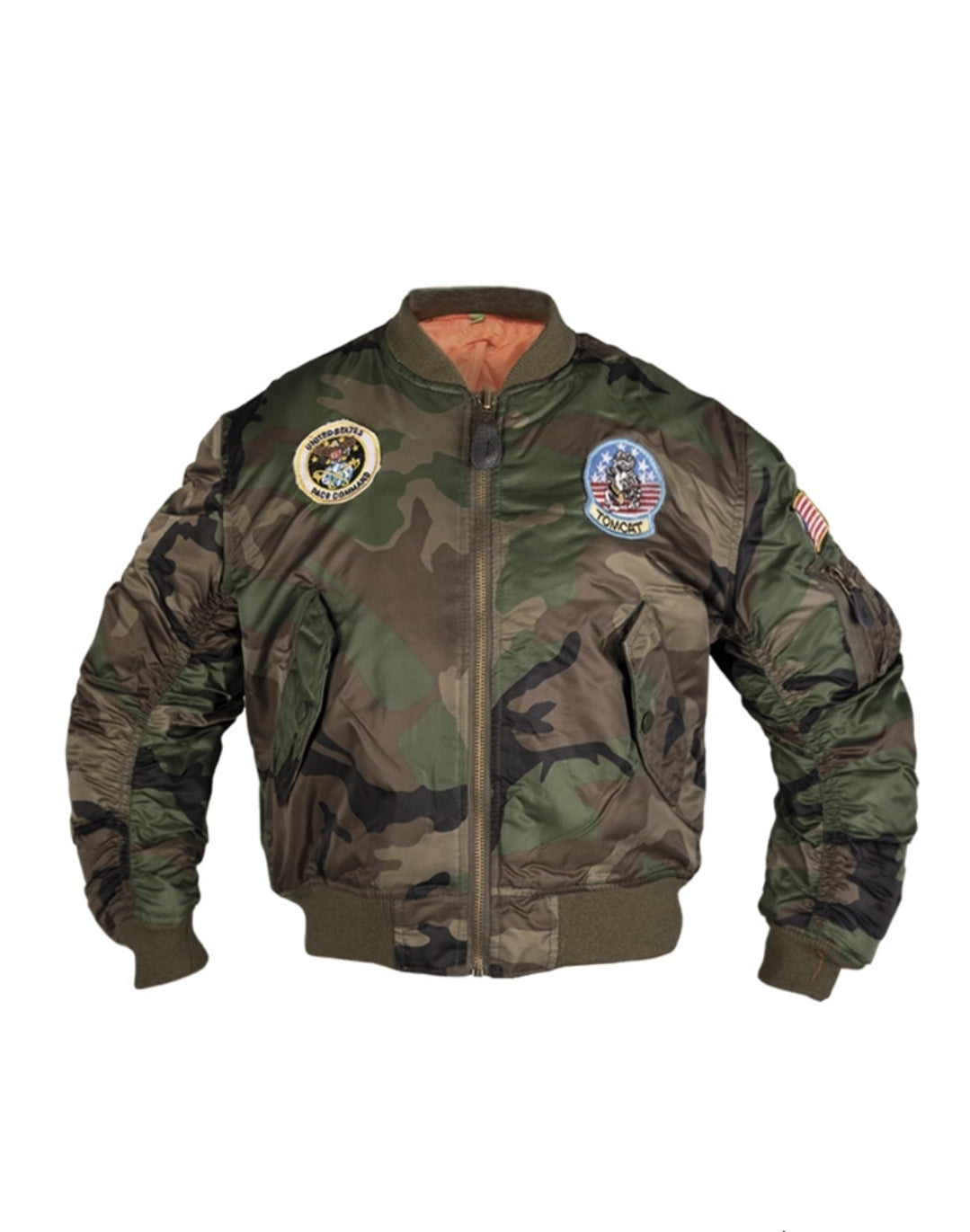 Camouflage Bomber Jacket for Kids