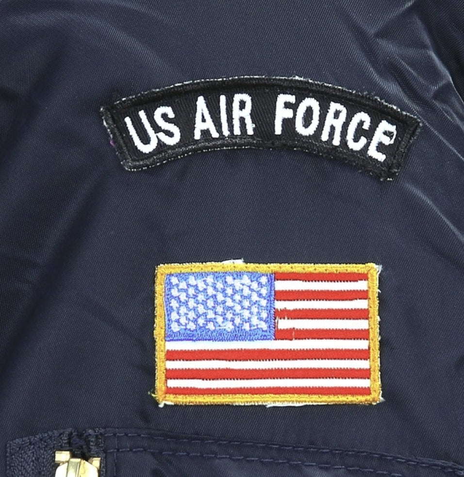 Chaqueta de vuelo USAF MA-I azul