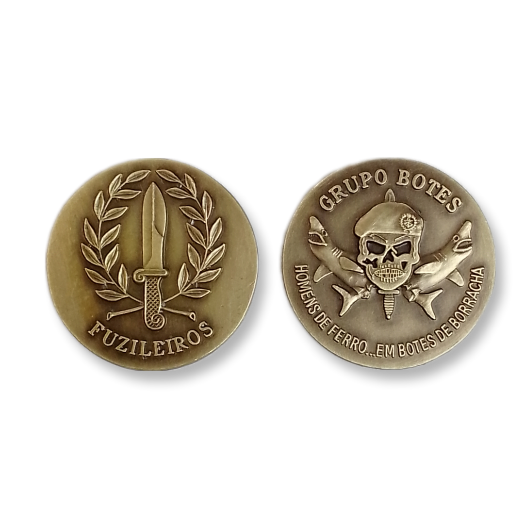 Moeda / Coin Challenge UMD Grupo de Botes - Fuzileiros