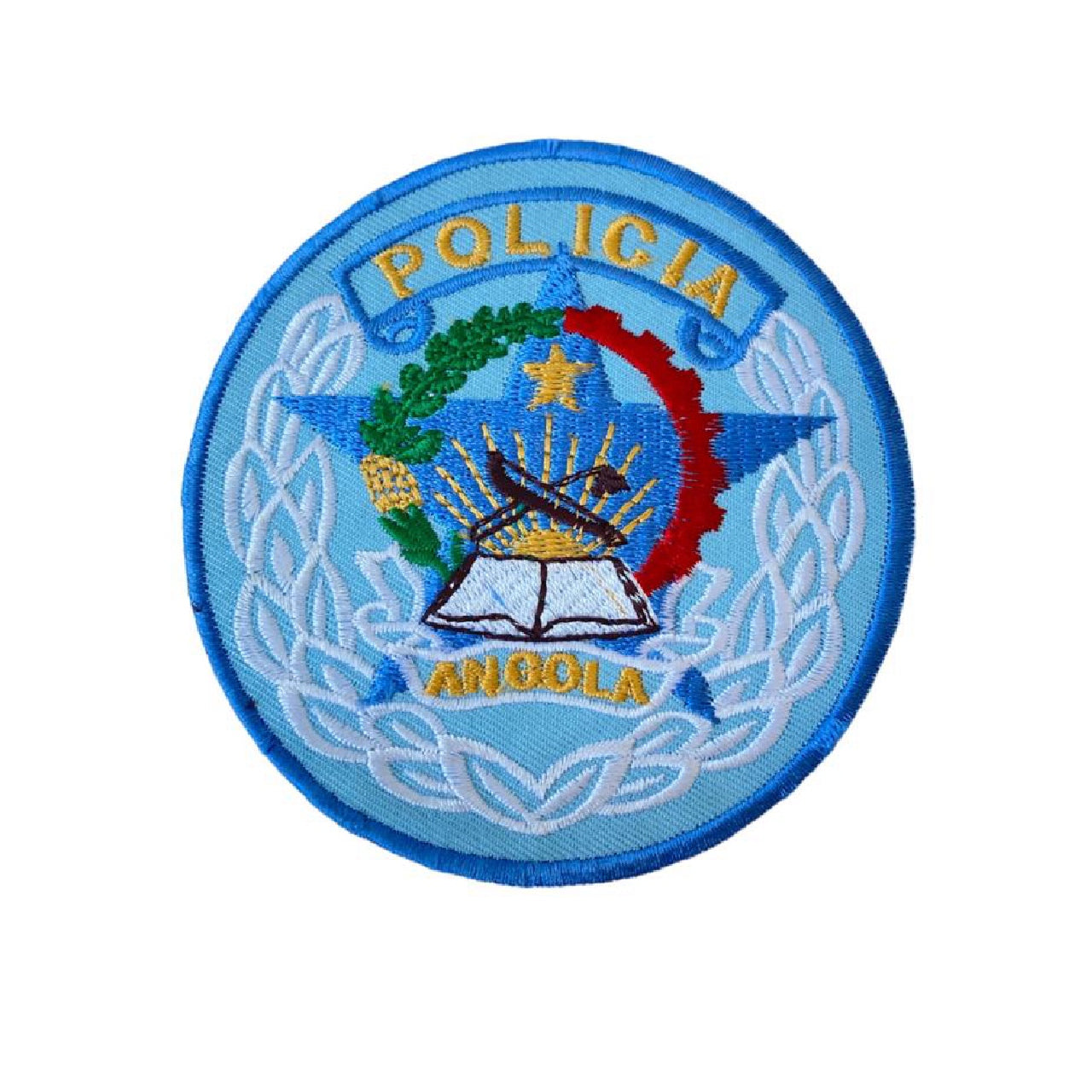 Patch Emblema Policia de Angola - Trincheira Militar