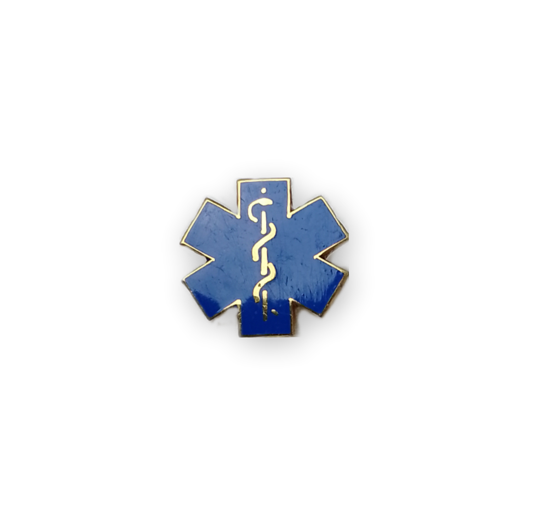 Pin Estrela da vida - Estrela Emergencia médica