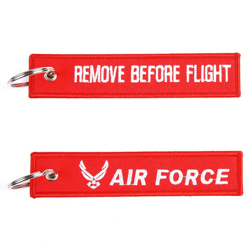 Porta chaves bordados " Air Force"