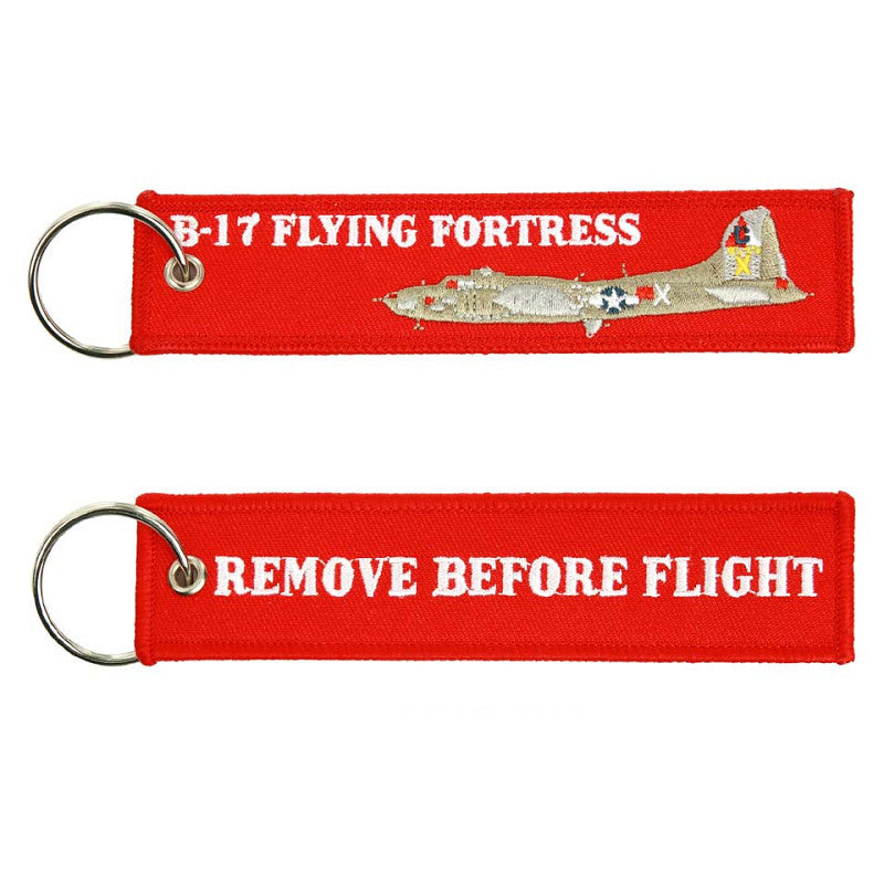 Porta chaves bordados " B17 Flying Fortress"