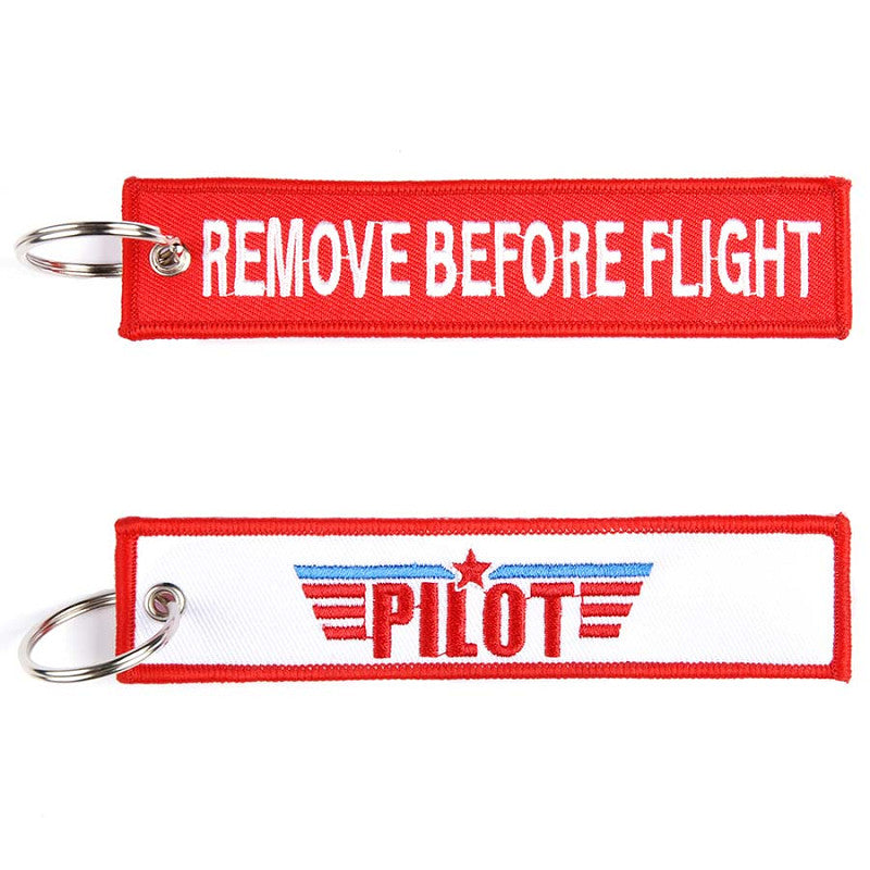 Porta chaves bordados " Pilot"