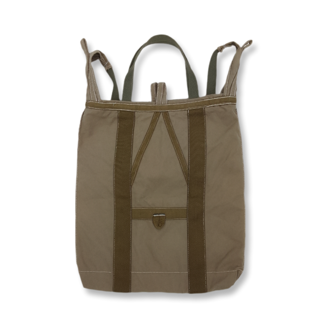 Saco reciclado de bolsa de paraquedas com patches