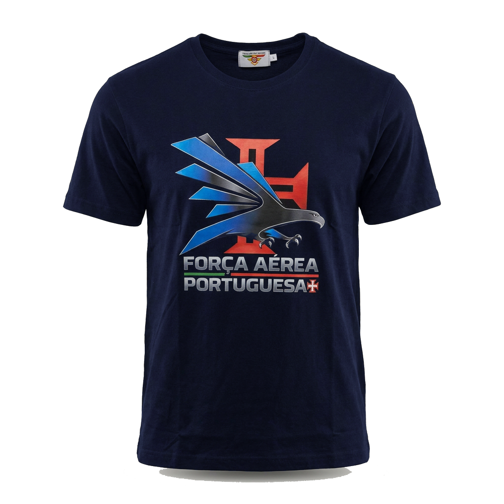 Tshirt da Força aerea portuguesa_FAP azul frente