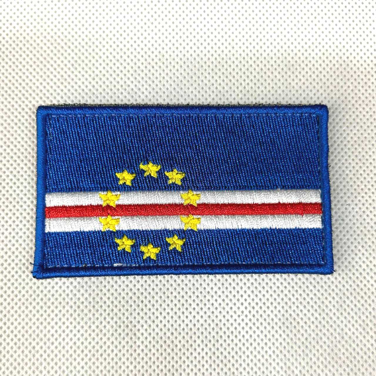 Patch Bandeira Cabo verde, 8x5cm - Trincheira Militar