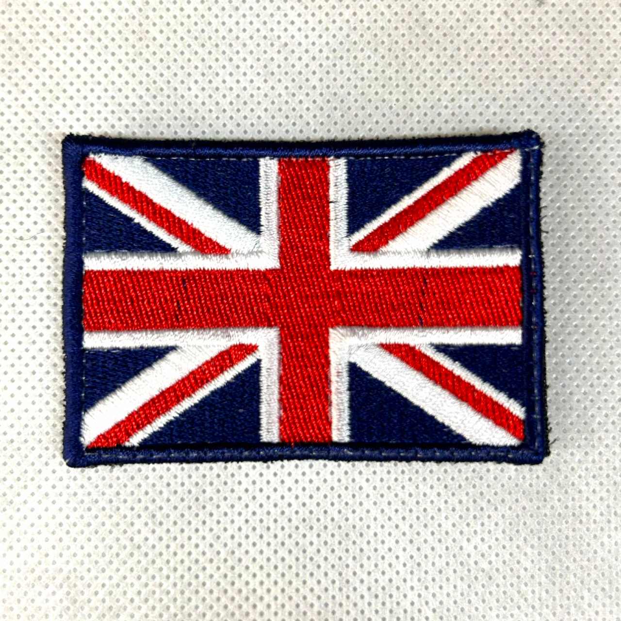 Patch Bandeira UK - Reino Unido, 7x4,5cm - Trincheira Militar