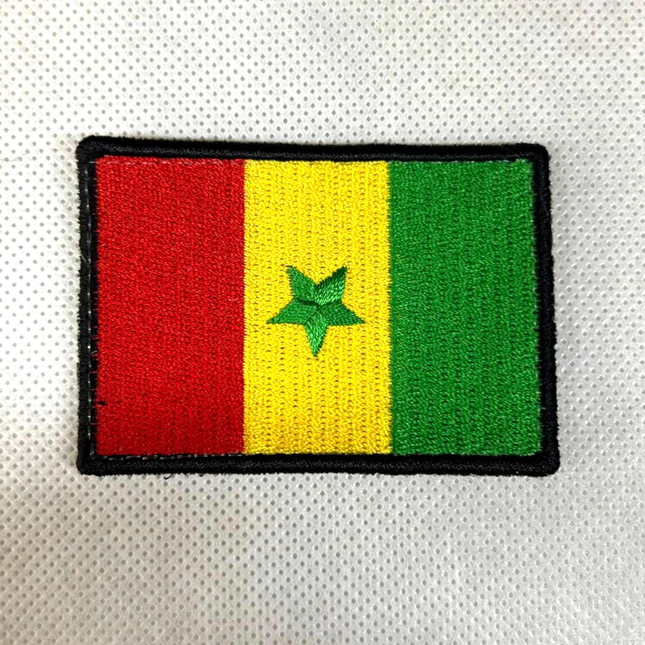 Patch Bandeira Senegal, 7x4,5cm - Trincheira Militar