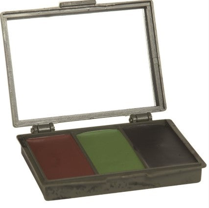 Caixa de pintura facial / camuflagem - 3 cores