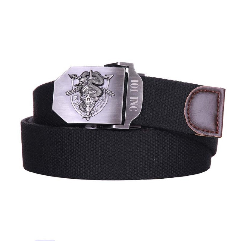 Cinto com acabamento em couro U.S. Army Green Berets
