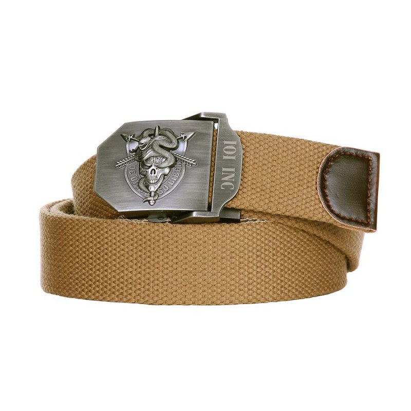 Cinto com acabamento em couro U.S. Army Green Berets