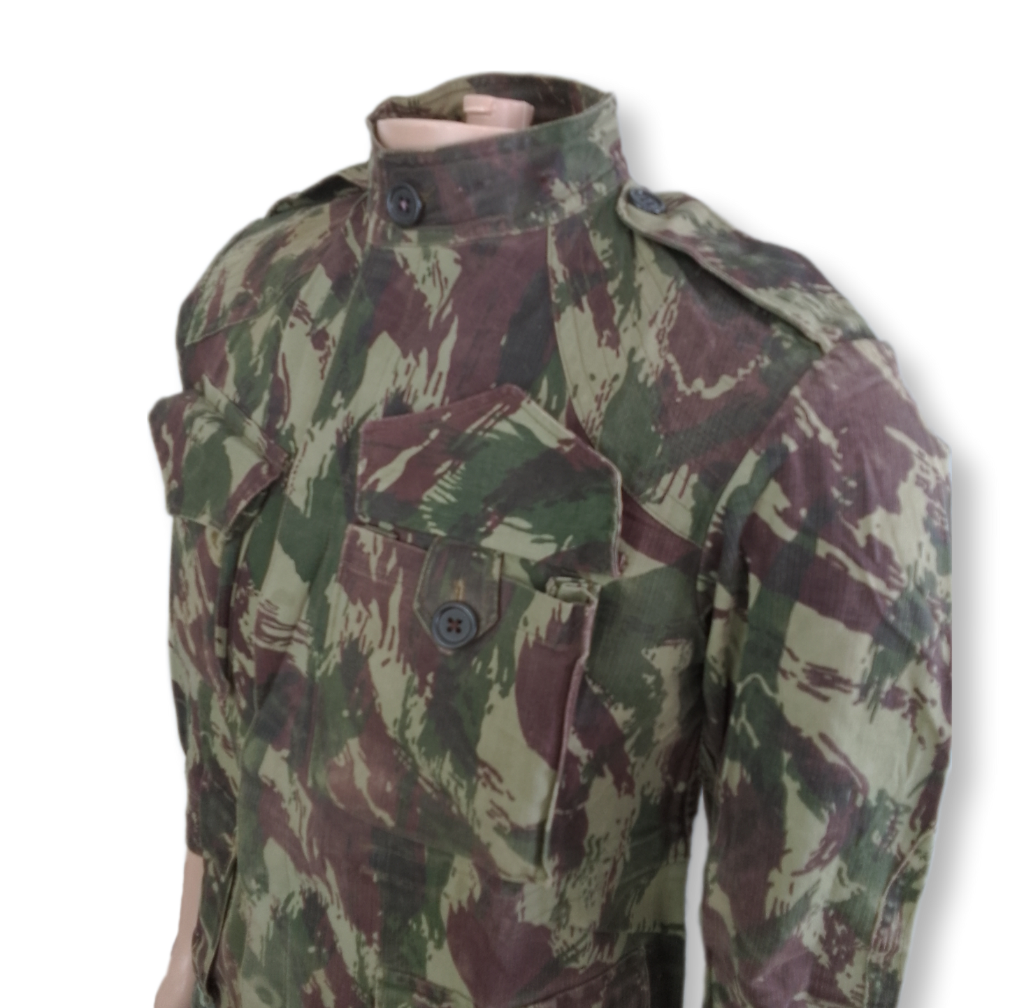Dólman camuflado vintage do Exercito época do Ultramar