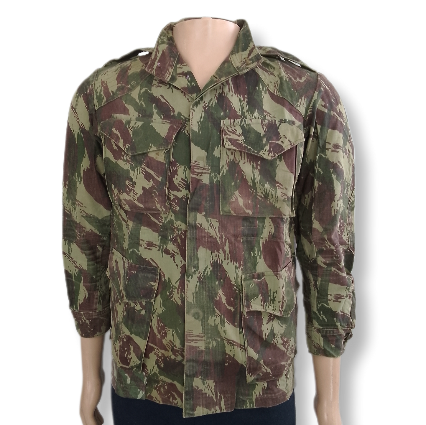 Dólman camuflado vintage do Exercito época do Ultramar