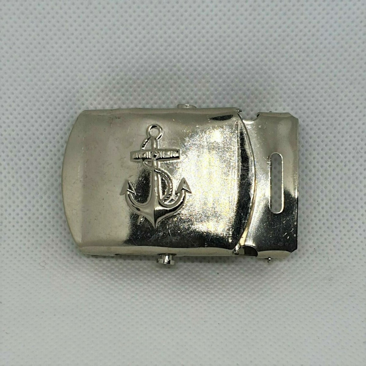 Navy Square Buckle