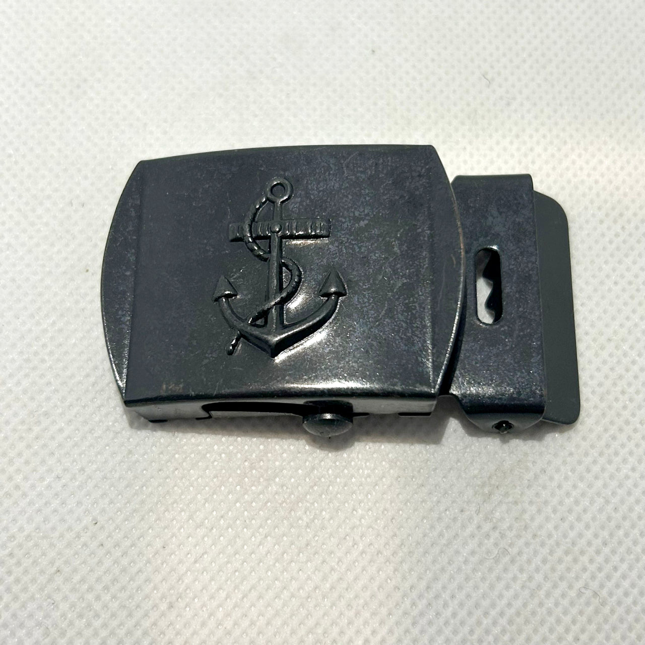 Navy Square Buckle