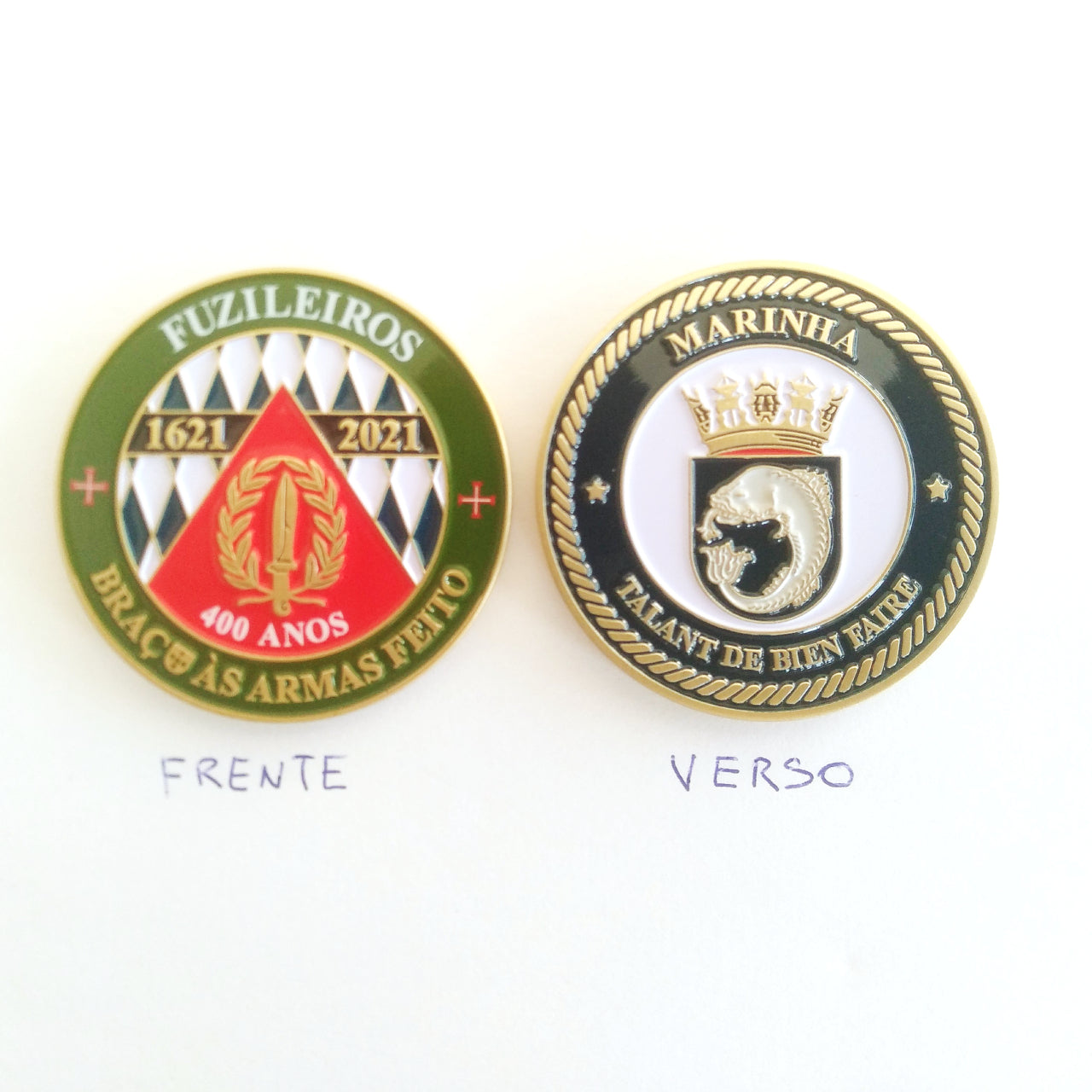 Commemorative medal 400 years of the Marines