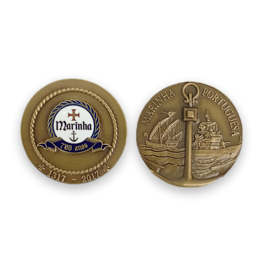 Medalha comemorativa dos 700 anos da Marinha