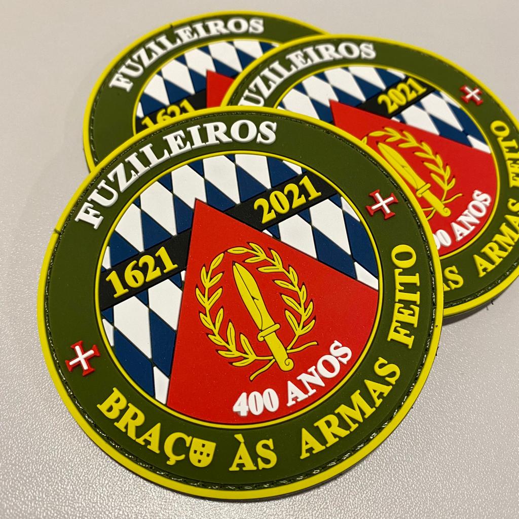 Patch 400 anos Fuzileiros - pvc/borracha - Trincheira Militar