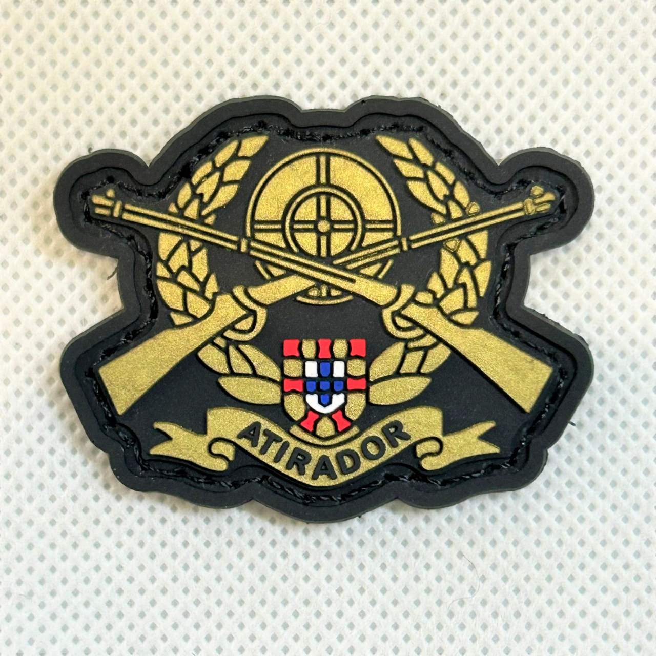 Patch de Atirador Infantaria - PVC/borracha - Trincheira Militar