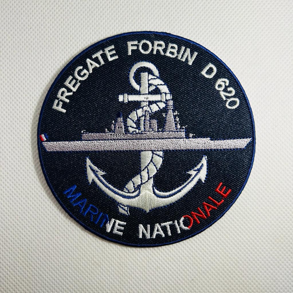 Patch Marinha francesa 05 - Fregate Forbin D620 - Trincheira Militar