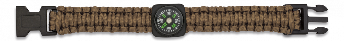 Camo Paracord Bracelet with Compass