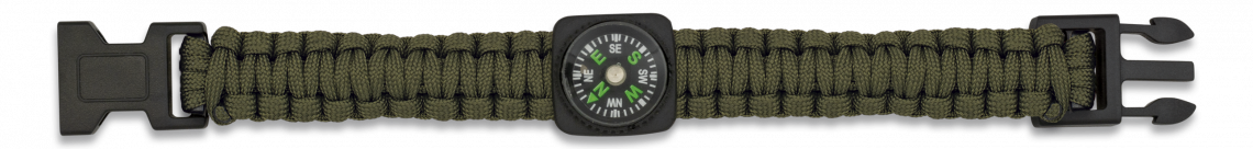 Camo Paracord Bracelet with Compass