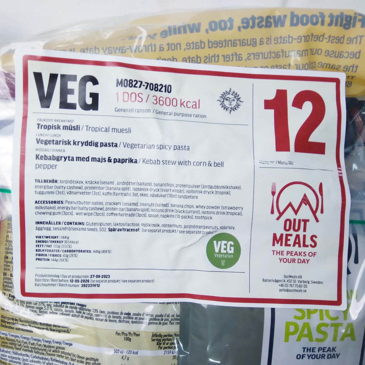 Swedish combat rations