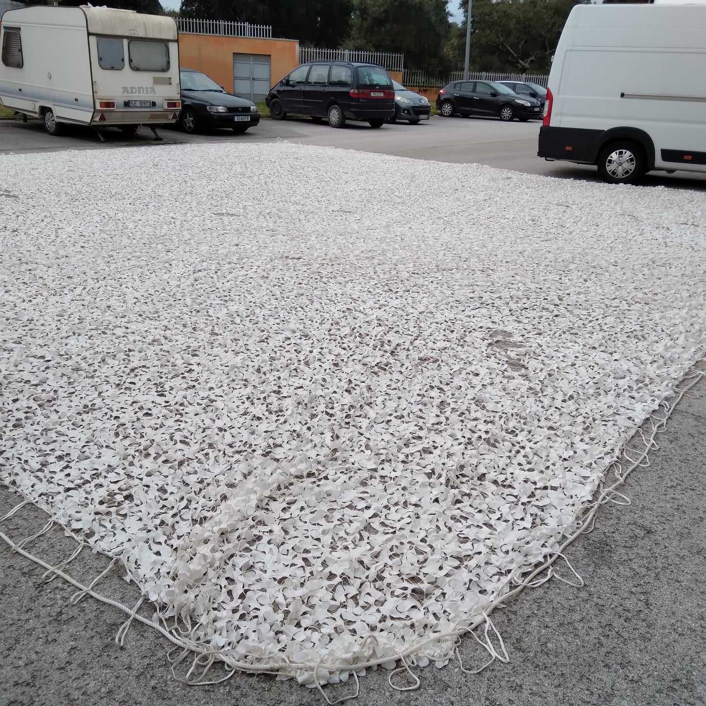 Rede reforçada Branca 11x11 mt (121 m2)