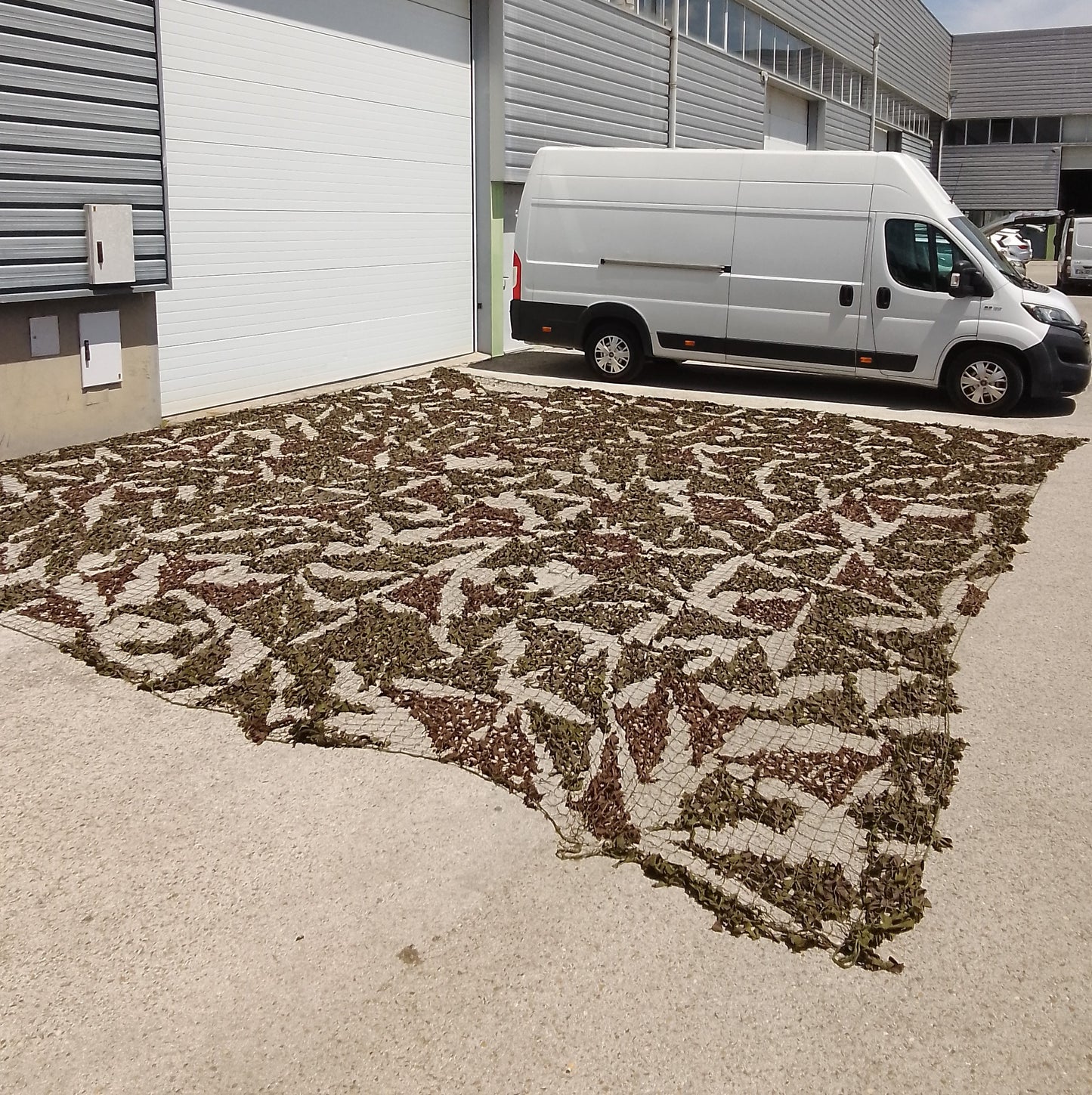 Rede de camuflagem e ocultação de carros de combate 9x9mt