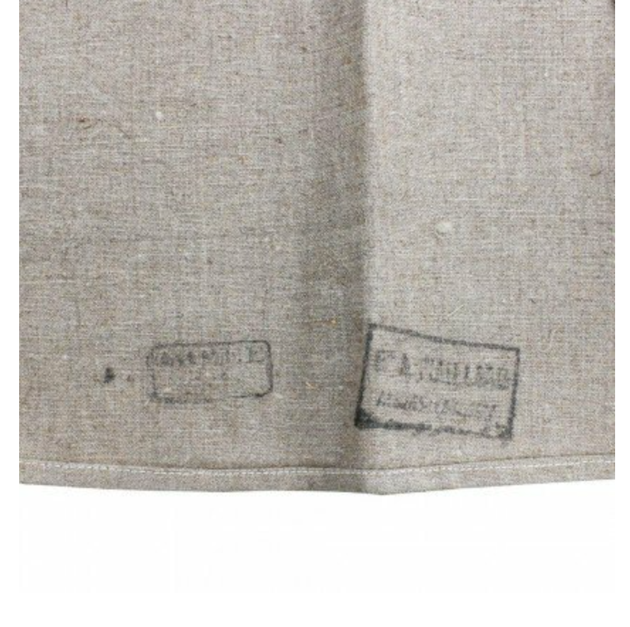 Saco de linho do exército francês da década de 1950 - Trincheira Militar