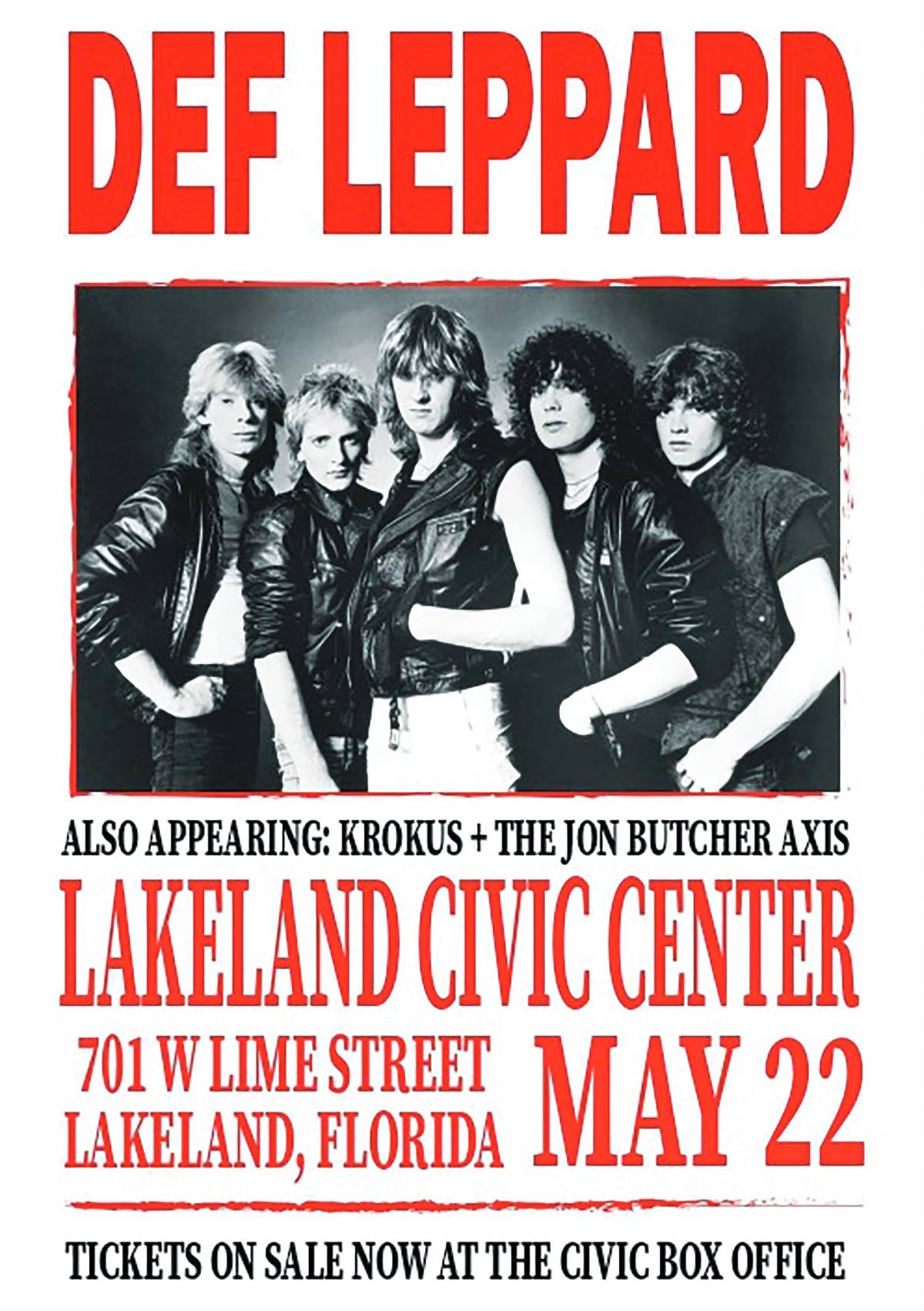 Posters Vintage de concertos de bandas lendárias