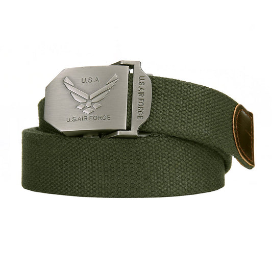 Leather Trim Belt - 12 US Air Force