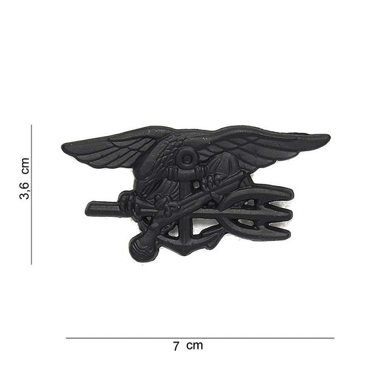 Distintivo de curso Navy Seals em Preto Mate