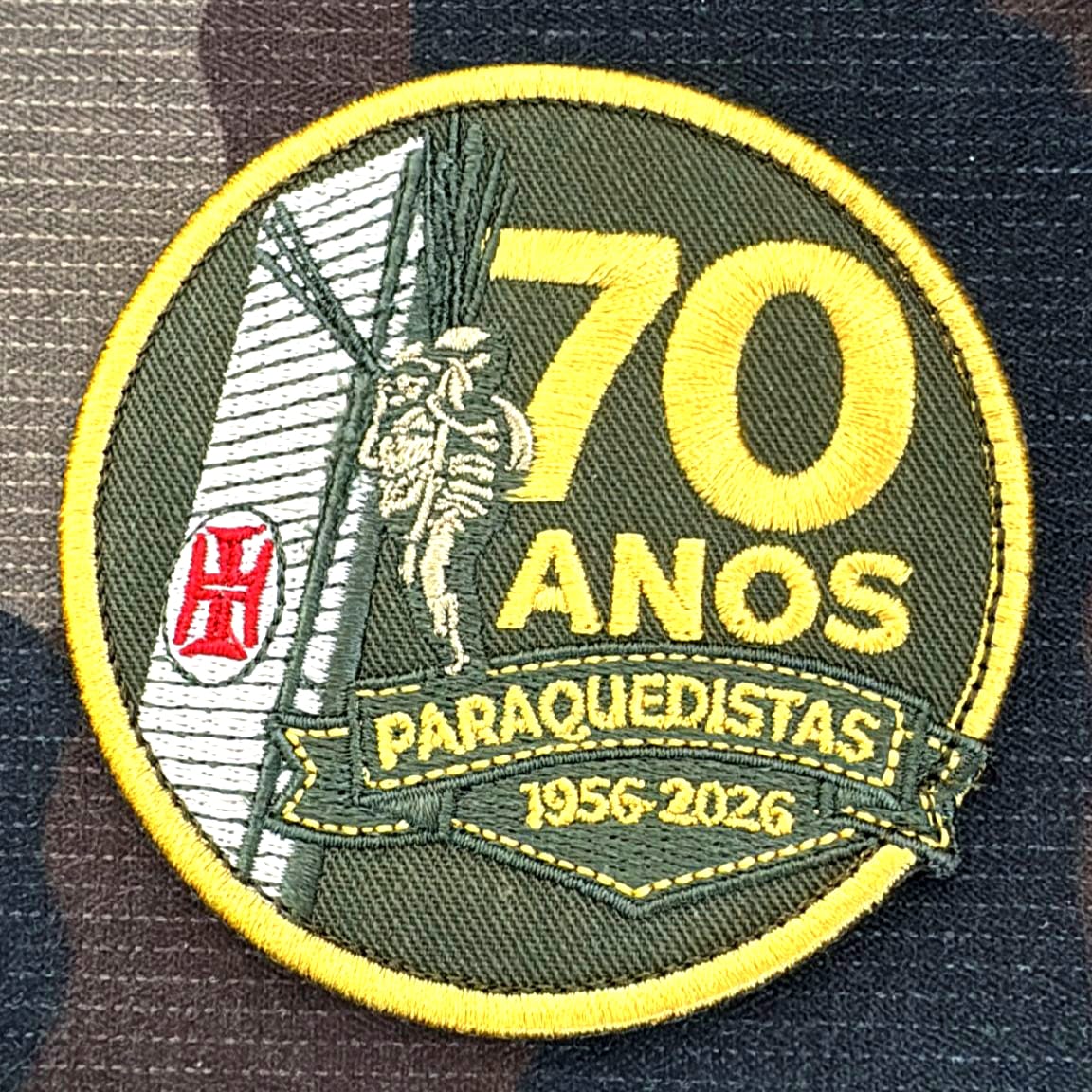 Patch 70 anos Paraquedistas