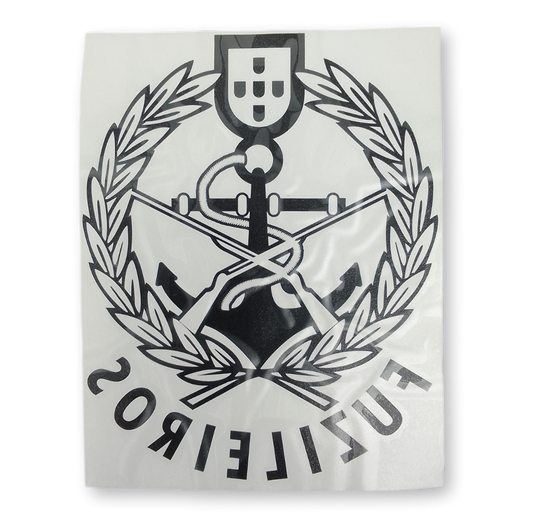 Autocolante para interior de viatura - Fuzileiros - 20cm