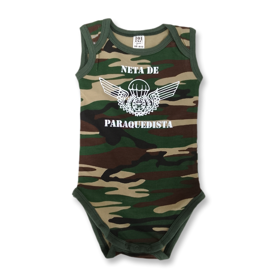 Babygrow camuflado - Paraquedistas