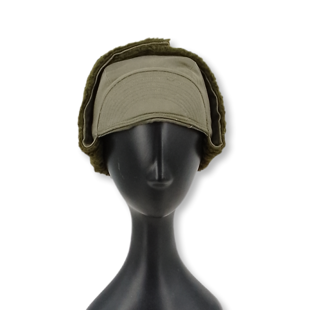 Boné de inverno com tapa-orelhas (Chapka) do Exército Francês década de 70